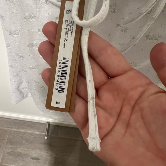 NWT Skims Logo Pointelle Mini Dress - Pacific Floral Print Small - Picture 8 of 10